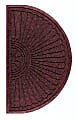 M+A Matting Waterhog Max Grand Half-Oval Floor Mat, 3' W x 1.8' H, Maroon 1 thumbnail image