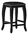 Linon Rockford Backless Faux Leather Counter Stool, Black 1 thumbnail image
