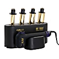 Gibson Hot Tools Professional Curl Bar Set With 24K Gold Interchangeable Barrels And Pulse Technology, Black 1 thumbnail image