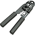 Intellinet Network Solutions RJ45 (8P8C, 8P6C, 8P4C, 8P2C) Modular Plug Crimp Tool - Cuts and Strips Cable, Durable Plastic Handle" 1 thumbnail image