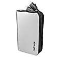 myCharge® HubUltra Portable Battery Charger For Lightning™, Micro-USB And USB Devices, Silver, HB12V
