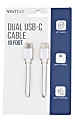 Vivitar USB-C Charging Cable, 10', White, NIL3010