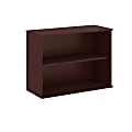 Bush Business Furniture 2 Shelf Bookcase, 30"H, Harvest Cherry, Standard Delivery