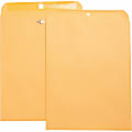 Business Source Heavy-duty Clasp Envelopes - Clasp - #105 - 11 1/2" Width x 14 1/2" Length - 28 lb - Clasp - Brown Kraft - Kraft - 100 / Box 1 thumbnail image