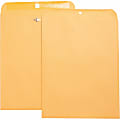 Business Source Heavy-duty Clasp Envelopes - Clasp - #105 - 11 1/2" Width x 14 1/2" Length - 28 lb - Clasp - Kraft - 100 / Box - Brown Kraft