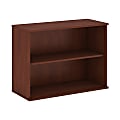 Bush Business Furniture 2 Shelf Bookcase, 30"H, Hansen Cherry, Standard Delivery 1 thumbnail image
