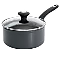 Martha Stewart Everyday Aluminum Saucepan With Lid, 3-Quart, Gray 1 thumbnail image