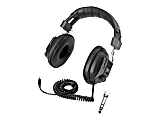 Ergoguys Califone 3068A V - Headphones - full size - wired - 3.5 mm jack - noise isolating - black 1 thumbnail image