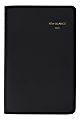 AT-A-GLANCE® 24-Hour Daily Appointment Book/Planner, 5-1/2" x 8-1/2", Black, January to December 2020