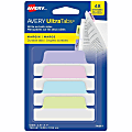 Avery® UltraTabs Repositionable Margin Tabs - Write-on Tab(s) - 1" Tab Height x 2.50" Tab Width - Assorted Pastel Tab(s) - 48 / Pack 1 thumbnail image