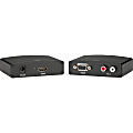 KanexPro HDMI to VGA with Audio Converter - Functions: Signal Conversion, Audio Decoder - 1920 x 1080 - VGA - Audio Line Out - External