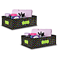Teacher Created Resources Storage Bin, 16" x 11" x 5", Chalkboard Brights, Pack Of 2 1 thumbnail image