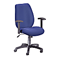 OFM Ergonomic Fabric Chair, Ocean Blue/Black