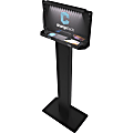 ChargeTech S10 Power Floor Stand Charging Station - 56" Height x 21.5" Width - Floor Stand - Charcoal 1 thumbnail image