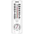 Springfield 9.125" Plainview Indoor and Outdoor Thermometer with Hygrometer - Hygrometer/Thermometer - Temperature, Humidity - White 1 thumbnail image
