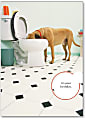 Viabella Fun Birthday Greeting Card With Envelope, Toilet Dog, 5" x 7"