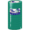 Tape Logic® Color Masking Tape, 3" Core, 0.75" x 180', Dark Green, Case Of 12