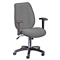 OFM Ergonomic Fabric Chair, Graphite/Black