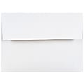 JAM Paper® Booklet Envelopes, A2, Gummed Seal, White, Pack Of 100 Envelopes