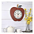 FirsTime & Co.® Apple Orchard Wall Clock, Red 1 thumbnail image