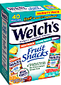 Welch's Fruit Snacks, Fruit Punch/Island Fruits, 0.8 Oz, Pack Of 40 Pouches 1 thumbnail image