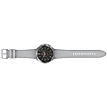 Samsung Galaxy Watch4 Classic, 46mm, Silver, LTE - 16 GB - 1.50 GB Standard Memory - 1.4" - Android Wear - Bluetooth - GPS - Near Field Communication - Silver - Stainless Steel, Glass Body - Health & Fitness - Water Resistant - LTE - IP68 Water Resistant