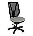Sitmatic GoodFit Mesh Synchron High-Back Chair, Gray Polyurethane/Black 1 thumbnail image