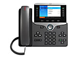 Cisco 8841 IP Phone - Corded - Corded - Wall Mountable - Charcoal - 5 x Total Line - VoIP - Caller ID - Speakerphone 1 thumbnail image