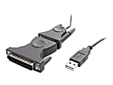 StarTech.com USB to Serial Adapter - 3 ft/1m - with DB9 to DB25 Pin Adapter - Prolific PL-2303 - USB to RS232 Adapter Cable (ICUSB232DB25) 1 thumbnail image
