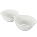 Gibson Home 2-Piece Round Bowl Set, White