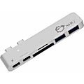 SIIG Thunderbolt 3 USB-C Hub with Card Reader & PD Adapter - Docking station - USB-C 3.1 / Thunderbolt 3