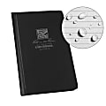 Rite in the Rain Hardcover Notebook, Pocket Size, 4 1/4" x 6 3/4", Universal Rule, 160 Pages (80 Sheets), Black