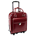 McKleinUSA La Grange Ladies Rolling Briefcase With 15.4" Laptop Pocket, Red 1 thumbnail image