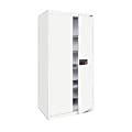 Sandusky® Keyless Electronic Storage Cabinet, 78"H x 36"W x 24"D, Standard White