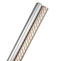 JAM Paper® Wrapping Paper, 25 Sq Ft, Silver, Pack of 2 Rolls 1 thumbnail image