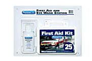 First Aid Kit and Eye Wash Station, 16 oz, 25 Person 1 thumbnail image