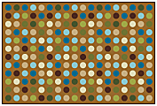 Carpets for Kids® KID$Value PLUS™ Microdots Decorative Rug, 6' x 9' , Brown 1 thumbnail image