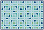 Carpets for Kids® KID$Value PLUS™ Microdots Decorative Rug, 6' x 9' , Light Blue 1 thumbnail image