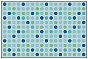 Carpets for Kids® KID$Value PLUS™ Microdots Decorative Rug, 6' x 9' , Light Blue