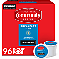Community Coffee Keurig® Single Serve K-Cup® Pods, Breakfast Blend, Medium Roast, Box Of 96 Pods
