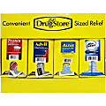 Lil' Drug Store Grab N' Go Display Medicine Dispenser, 10.8"H x 16.5"W x 2.3"D, Cardboard Case 1 thumbnail image