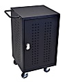 Luxor LLTM30-B-RFID 30-Tablet Charging Cart, 36"H x 26"W x 20"D, Black 1 thumbnail image