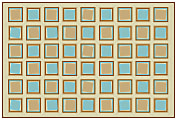 Carpets for Kids® KID$Value PLUS™ Squared Decorative Rug, 6' x 9', Tan 1 thumbnail image