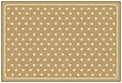 Carpets for Kids® KID$Value PLUS™ Super Stars Decorative Rug, 6' x 9', Brown