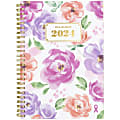 2024-2025 AT-A-GLANCE® BADGE City of Hope 13-Month Weekly/Monthly Planner, 5-1/2" x 8-1/2", Floral, January 2024 To January 2025, 1675F-200