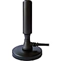 QFX ANT-23 Antenna/Radio Combo - Upto 40 Mile Range - VHF, UHF, FM, HD - HDTV Antenna, Indoor - Black - Magnetic Mount - Omni-directional 1 thumbnail image