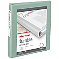 Office Depot® Brand 3-Ring Durable View Binder, 1" Round Rings, Sage