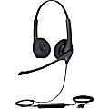 Jabra BIZ 1500 Headset - Stereo - USB - Wired - 32 Ohm - 20 Hz to 6.80 kHz - Over-the-head - Binaural - 15590159 1 thumbnail image