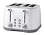 Betty Crocker 4-Slice Extra-Wide-Slot Multi-Function Toaster, White 1 thumbnail image