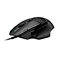 Logitech G502 X Wired Gaming Mouse - LIGHTFORCE hybrid optical-mechanical primary switches, HERO 25K gaming sensor, compatible with PC - macOS/Windows - Black - Mouse - optical - wired - USB - black
